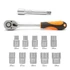 Kép 4/5 - Dugókulcs készlet - 1/2" - 12 db HANDY 10857B