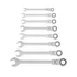 Kép 4/7 - Racsnis csillag-villáskulcs készlet - 8,10,13,14,15,17,19, 21 mm - flexibilis fejjel HANDY 10870