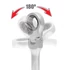 Kép 7/7 - Racsnis csillag-villáskulcs készlet - 8,10,13,14,15,17,19, 21 mm - flexibilis fejjel HANDY 10870