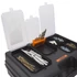Kép 2/3 - 2 az 1-ben fúró + alkatrész tároló műanyag táska<br>15.7" - 400 x 300 x 155 mm 10958 HANDY