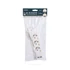 Kép 2/2 - Elosztó 3-as - 3 x 1,5 mm² - 1,5 m - 2 x USB-vel 20201U Delight
