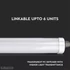 Kép 8/8 - 48W Sorolható LED vízálló lámpa 150 cm Hideg fehér - 216286 V-TAC
