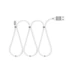 Kép 3/5 - Mágneses adatkábel - MicroUSB - 2A – fehér 55446M-WH Delight