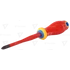 Kép 2/3 - Csavarhúzó, csillagfejű, 1000V-ra szigetelt CDPH060