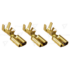 Kép 1/2 - Csúszósaru csatlakozó hüvely, sárgaréz CSH6