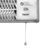 Kép 2/4 - Home FK 24 falra szerelhető elektromos karccsöves fűtőtest, 600W/1200W, IPX4 védelem, ezüst FK24