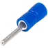 Kép 1/2 - Szigetelt csapos saru, ónozott elektrolitréz, kék 2,5mm2, (l1=12mm, d1=2,3mm), PVC KCS