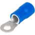 Kép 1/2 - Szigetelt szemes saru, ónozott elektrolitréz, kék 16mm2, M6, (d1=5,8mm, d2=6,4mm), PVC KSZ16-6