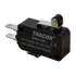 Kép 1/4 - Helyzetkapcsoló, mikro, karos-görgős 1×CO 10A/230VAC, 0,3A/250VDC, 15mm, 4,8x0,5 mm, IP00 KW3-45