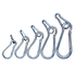 Kép 1/2 - Karabiner, rugós, acél d=6mm, 800N RKARA6
