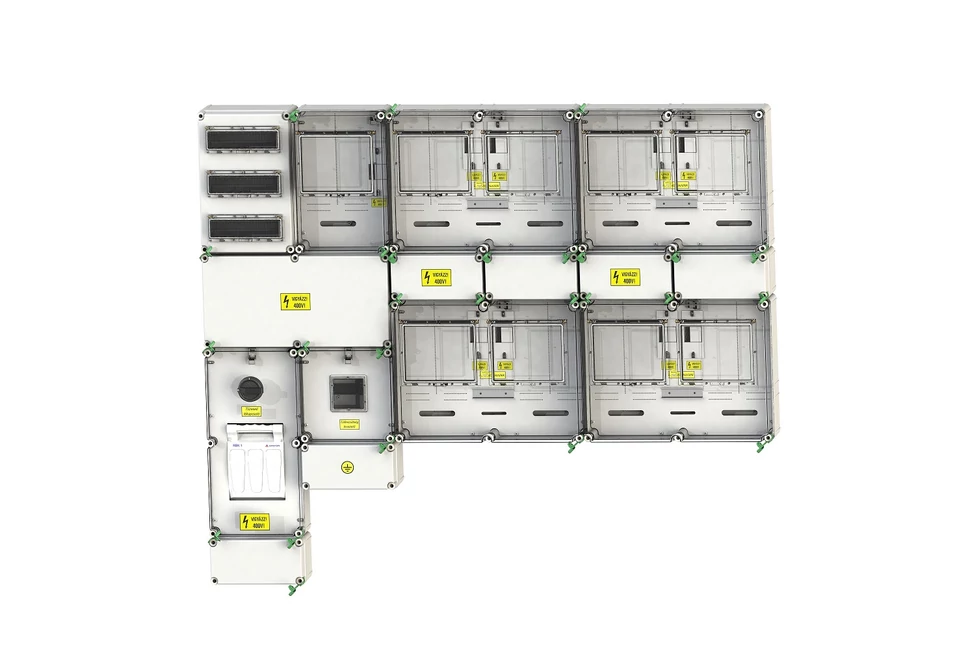 Villanyóra szekrények és tartozékaik