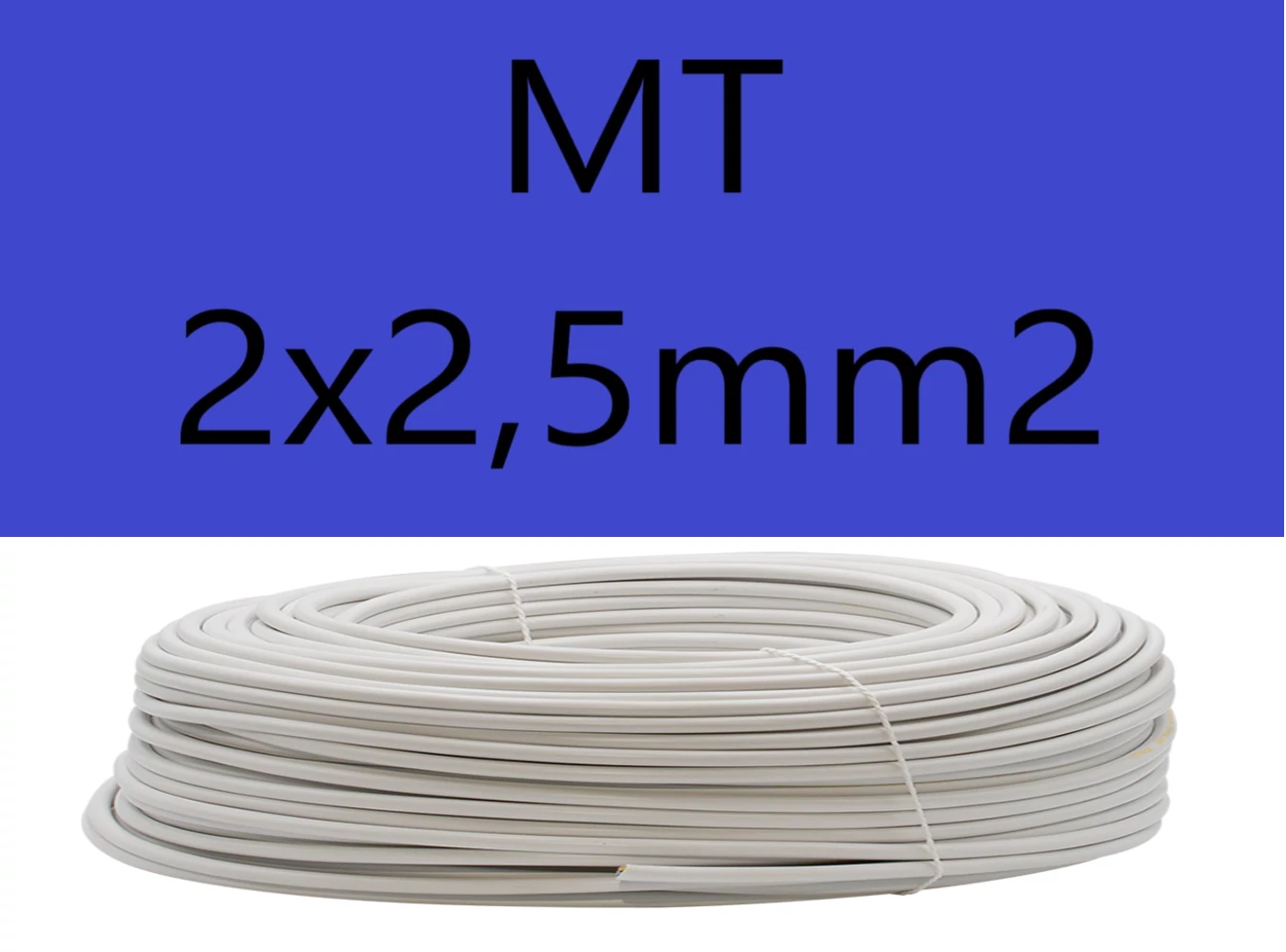 MT 2x2,5mm kábel H05VV-F