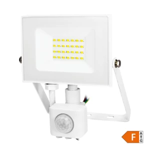 COMMEL led reflektor. 20w. 4000k. 1600lm. ip44. mozgásérzékelővel. fehér                                      