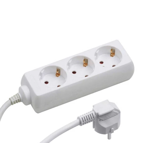 Anco 3-as hálózati elosztó 1,4m hosszabbító H05VV-F 3x1,0 mm2 321151