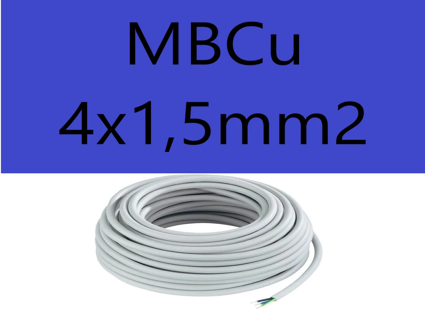 MBCu 4x1,5mm2 kábel