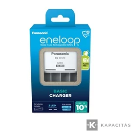 eneloop töltő (akkuk nélküli) BQ-CC51E AA/AAA 2/4 akkumulátor töltésére                                       