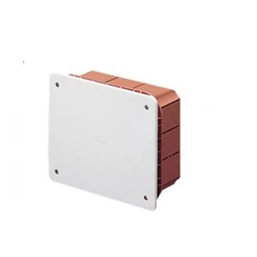 Süllyesztett kötődoboz fedéllel 92x92x45mm EC 350C1 Elettrocanali