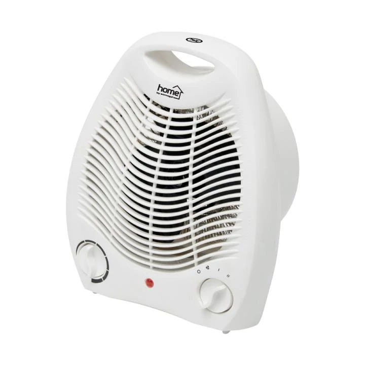 Home FK 1 hordozható elektromos ventilátoros fűtőtest, 1000W/2000W, fehér FK 1