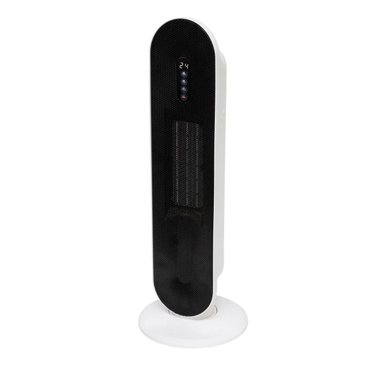 Home FK 54 álló elektromos kerámia fűtőtest, 1400W/2000W, oszcillálás, elektronikus termosztát, távirányító, fehér FK54