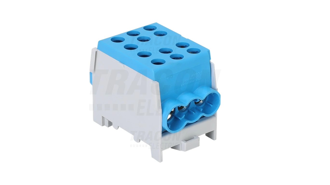 Főáramköri leágazó kapocs, sínre szerelhető, kék FLECU-35-25-3K Tracon