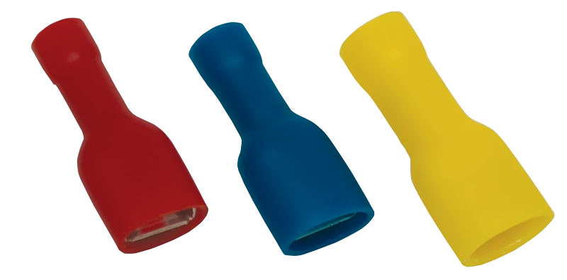 Telj.szig.rát.csatl.h.hosszú fémrész 2,5 mm2, 6,3×0,8 mm,kék KTCSH6-HF