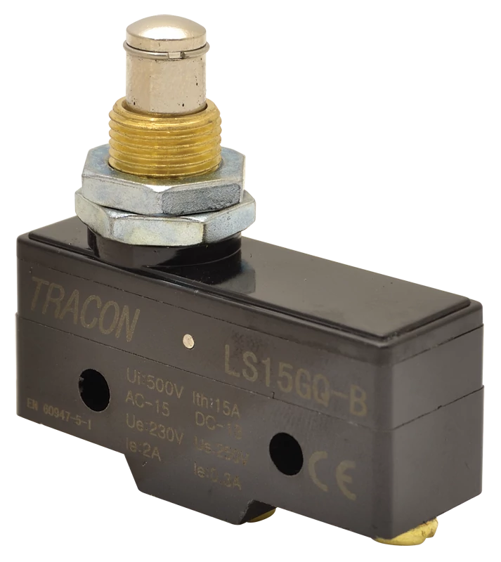 Helyzetkapcsoló, hosszú kúpos, ütküzős 1xCO, 2A/230V AC-15, 0,3A/250V DC-13, IP00 LS15GQ-B
