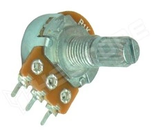 Potenciométer, 6mm tengely POM1615 LIN 100K B