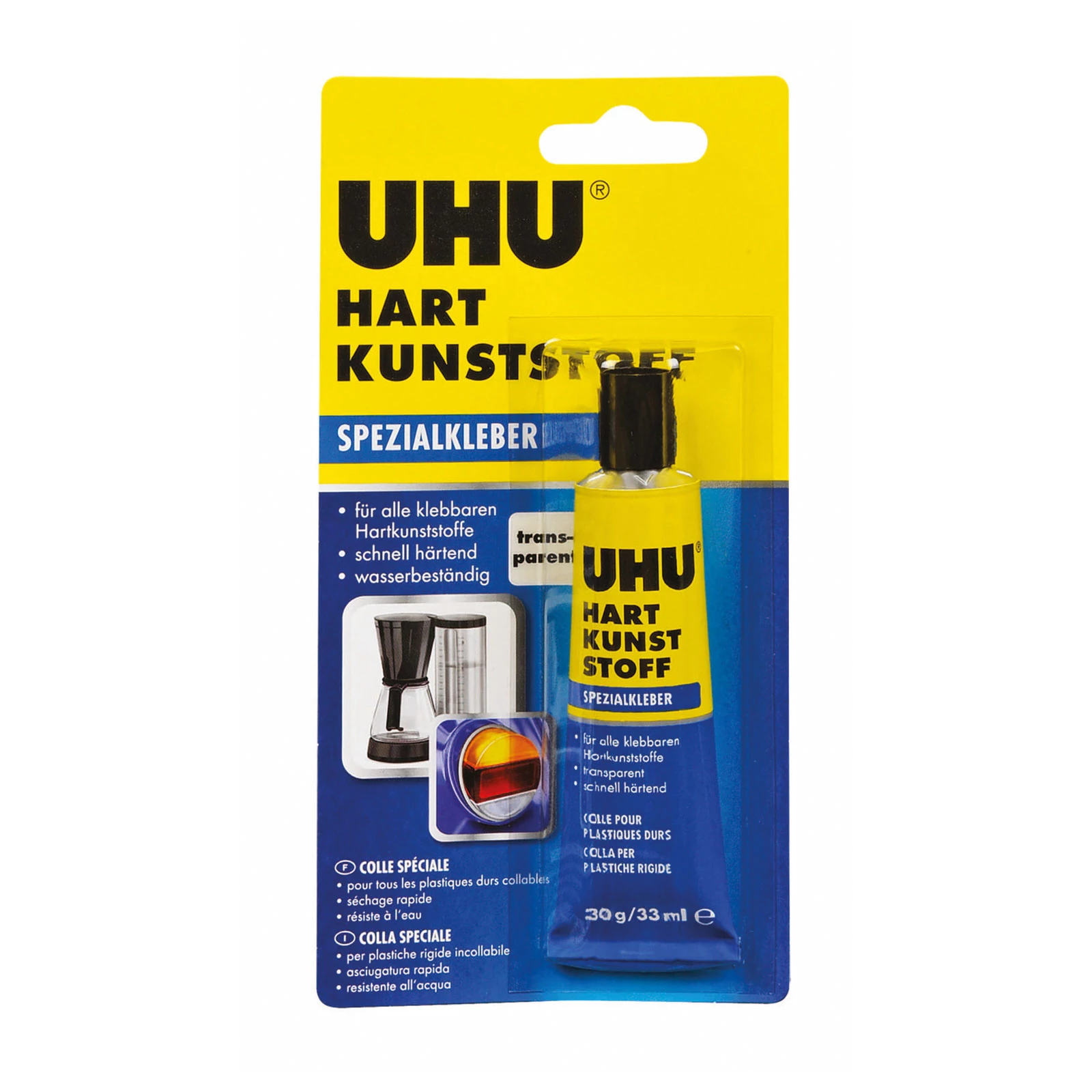 Kemény műanyag ragasztó U46650 UHU