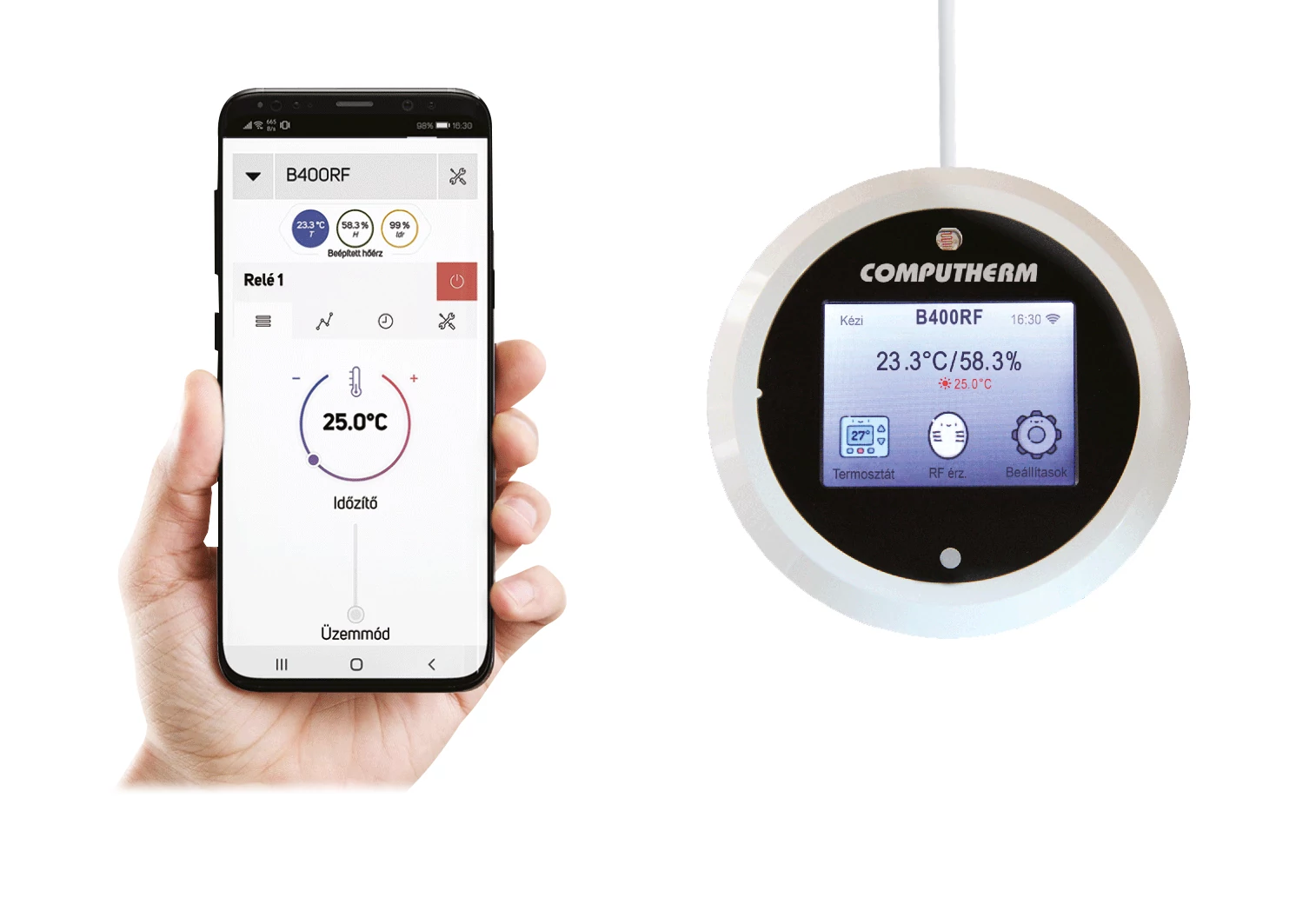 COMPUTHERM B400RF Wi-Fi termosztát