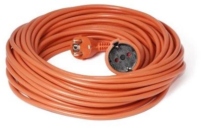 Hálózati hosszabbító lengő 20 m   3 x 1,5 mm2 narancs NV20