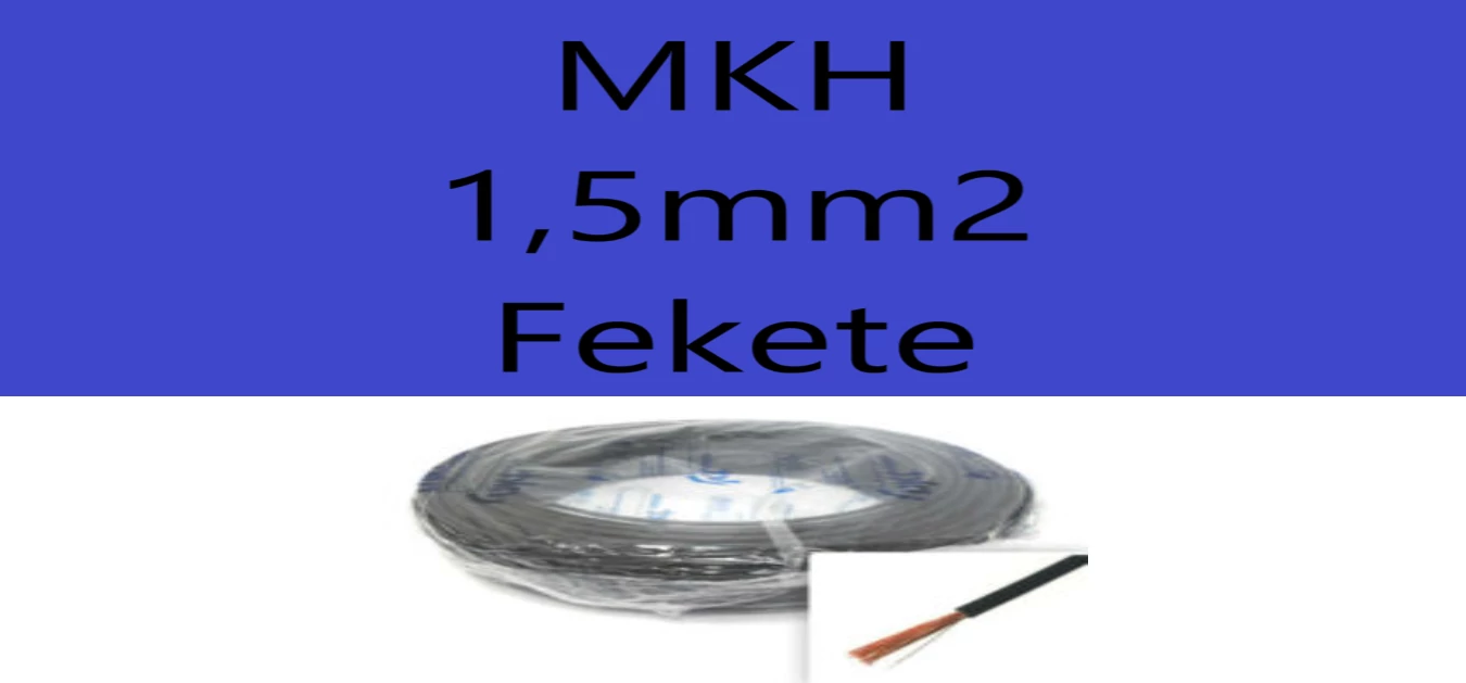 Mkh 1,5mm2 Fekete
