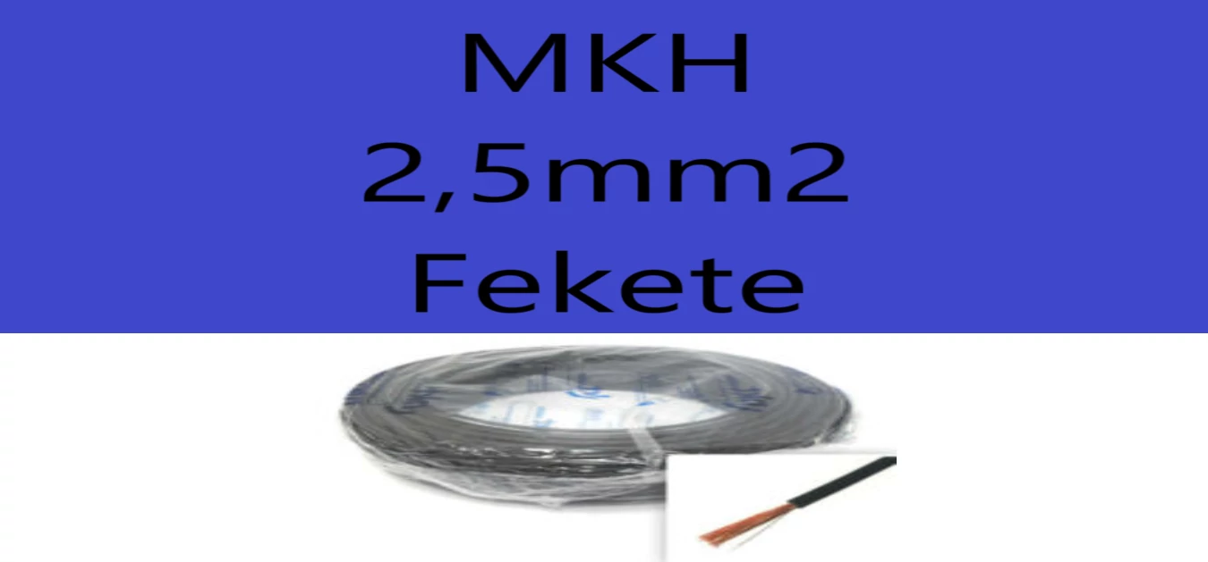 Mkh 2,5mm2 Fekete