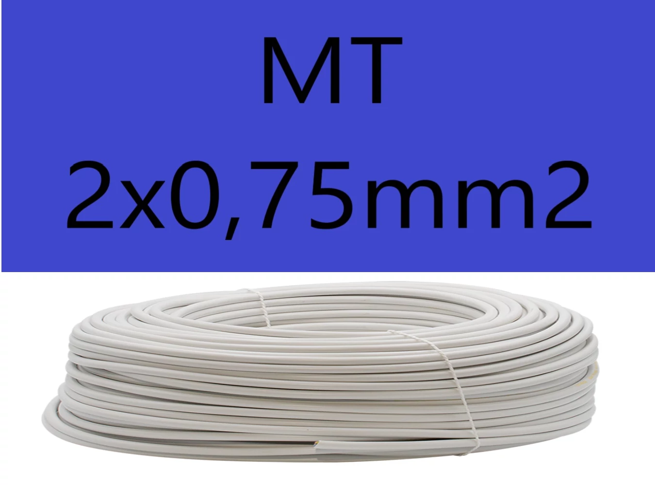 MT 2x0,75mm kábel H05VV-F