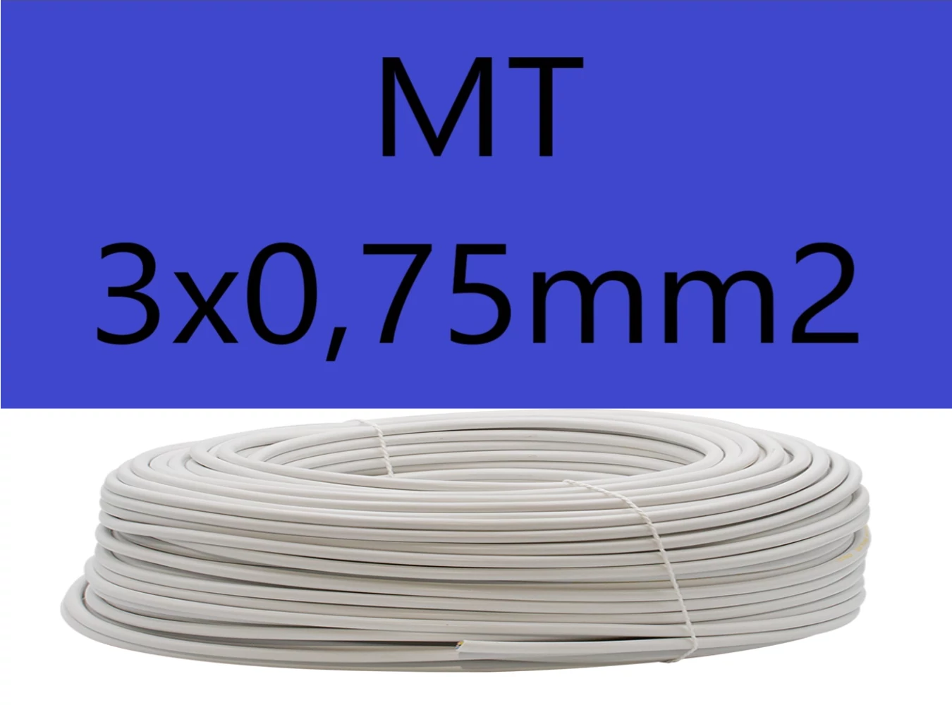 MT 3x0,75mm kábel H05VV-F