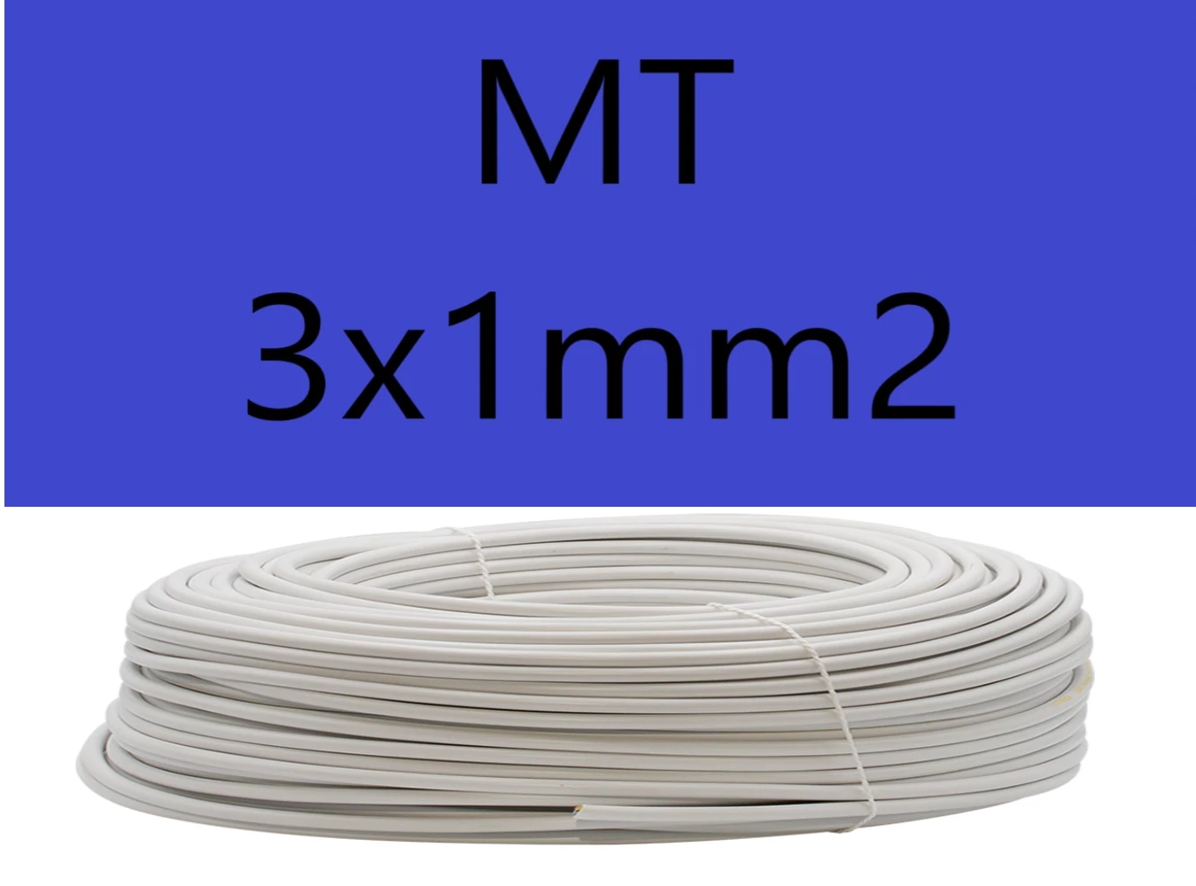 MT 3x1mm kábel H05VV-F