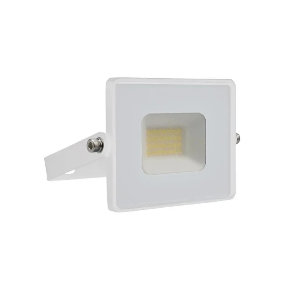 V-TAC E-széria LED reflektor 20W természetes fehér. fehér házzal - SKU 215950                                 
