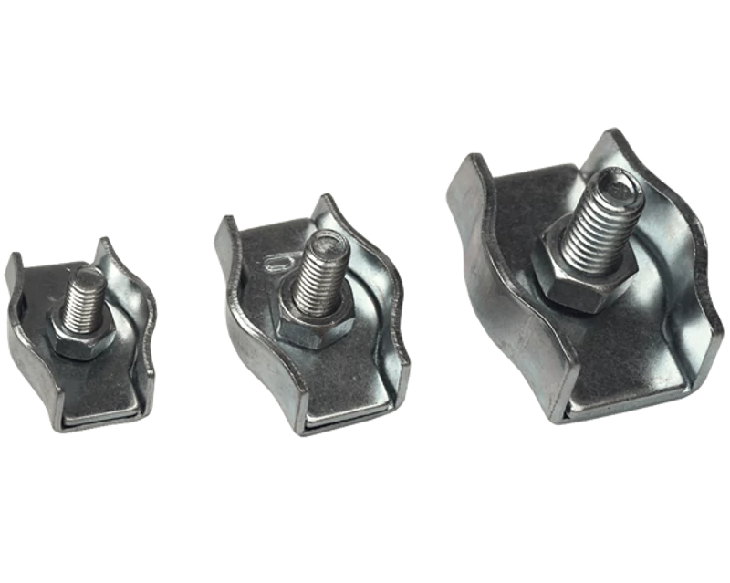 Sodronyszorító bilincs, szimpla, acél d=5mm, M5 BSZ1-5
